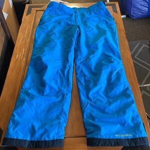 COLUMBIA Nylon Ski Snowboarding Pants Size XL
